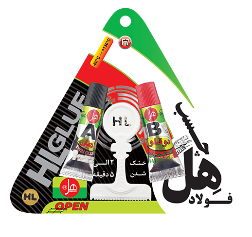 چسب  فولاد تیوپی 7گرمی هل